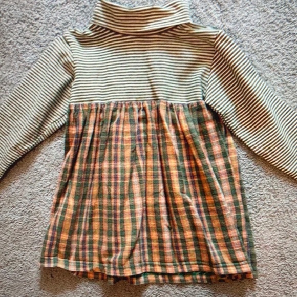 little creatures Other - Charming Striped and Plaid kids dress